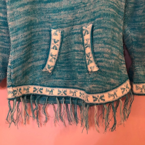 Blue Alpaca Wool Sweater - Picture 2 of 6